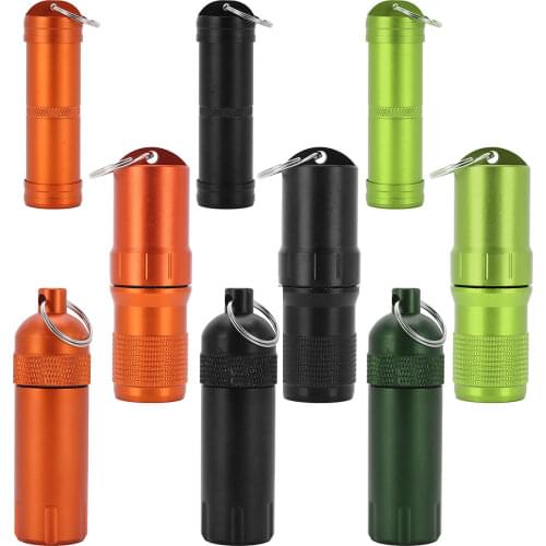 Super Seal Capsule Bottle Waterproof Dry Box Outdoor Survival EDC Storage Tool Portable Holder Pot Container Mini Emergency Gear