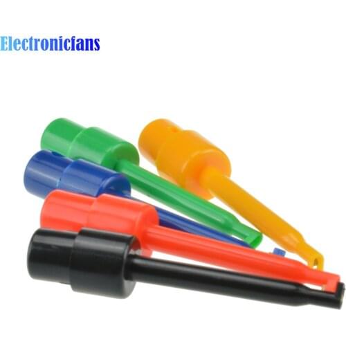 10pcs Large Size Round Single Hook Clip Test Probe for Electronic Testing