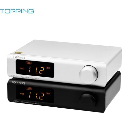 TOPPING D30PRO USB DAC CS43198 * 4 XMOS DSD256 32Bit PCM384 audio decoder
