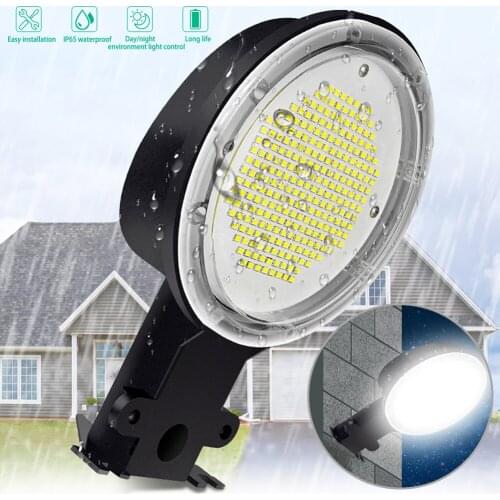 Outdoor LED Barn Yard Street Security Light Dusk to Dawn Waterproof Flood Light 70W 3750LM Light Sensor For Parking Lots Roadway