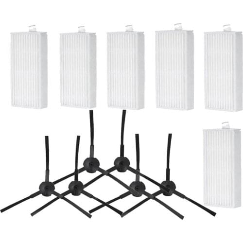 Replacement Parts HEPA Filters Side Brushes for ILife V3 V3S V5 V5S V5S Pro Robot Vacuum Cleaner Accessories