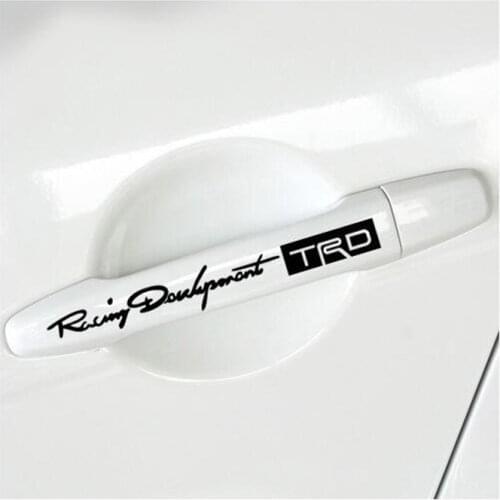 4pcs Car Handle Protection Car handle sticker for Porsche cayenne macan 911 panamera boxster 997 996 955 accessories