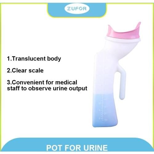 Female Bed Care Chamber Pot soft opening female urinal receptacle urine receptacle female urine receptacle for the elderly