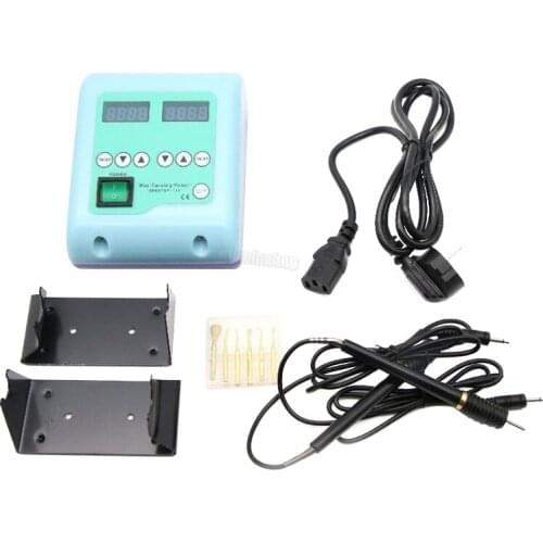 1sets New Dental Lab Handle Wax Carving Heater kit with 6 Wax Tips+2 Pens Pot