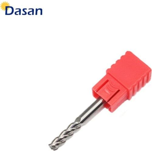 10pc 1mm 1.5m 2mm 3mm 4mm 3F End mill solide carbide Endmills Milling Cutter Alloy Tungsten Steel Tool for Aluminum Cnc Maching