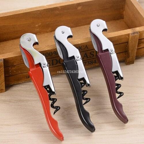 200 Pcs Red Wine Opener Parrot Beer Wine Bottle Opener Customize Mini Corkscrew Bottle Openers Stainless Steel Bar Tools