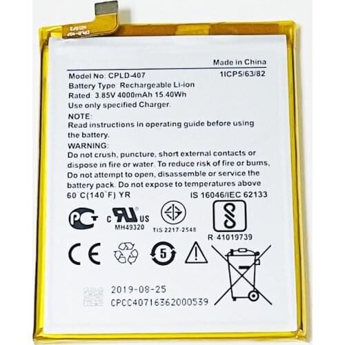 3.85V 4000mAh CPLD-407 For LeEco Coolpad Cool Changer 1C C107-9 Battery