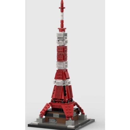307PCS Tokyo Tower Model Building Blocks Moc Brick Kid Gift And Educational Toys For Children