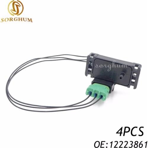 4PCS For GM STYLE MAP Sensor 3BAR 3 BAR For Electromotive Motec Megasquirt With Plug 12223861 16040749 12223749