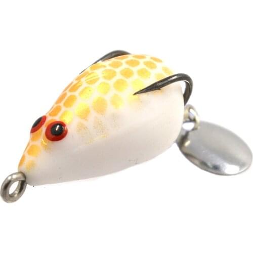 5g 35mm Soft Frog Fishing Lures 8 colors Snakehead Top Water Fishing Baits With Hook