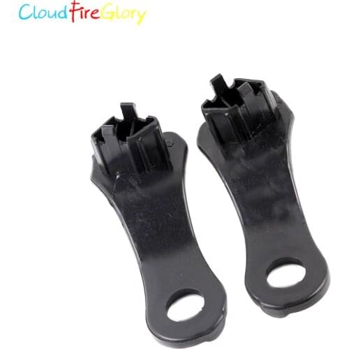 63126949633 63126949634 Pair Front Left+Right Headlight Headlamp Bracket Repair Kits Clips For BMW E60 E61 525i 530i 545i 550