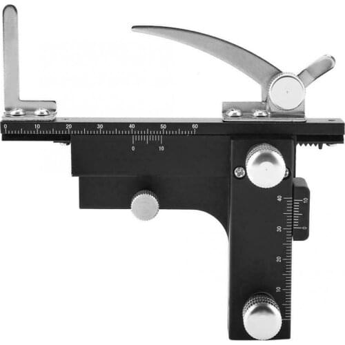 SRATE Brand Microscope accessories attachable mechanical stage X-Y movable stage with scale