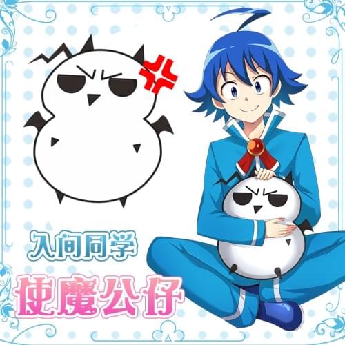 Anime Mairimashita! Iruma-kun Suzuki Iruma Familiar Cosplay Soft Doll Plush Stuffed Cushion Pillow Cartoon Toy 30cm Cos Props