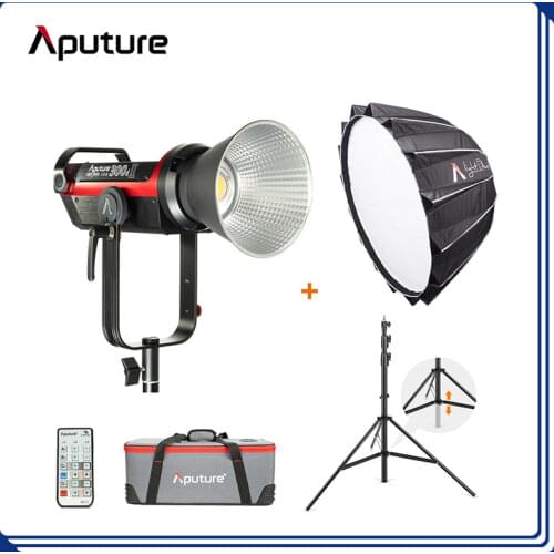 Aputure LS C300d 2 300d II LED Video Light COB Light 5500K Daylight Bowens Outdoor Studio Light Photography Lighting for Youtube