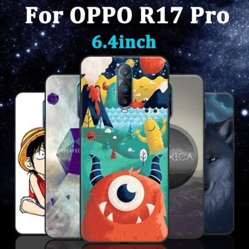 For OPPO R17 Pro Case Cover cartoon soft Case For OPPO R17Pro Back Cover OPPOR17 Pro Phone Cases coque For OPPO R 17 Pro skin