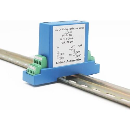 JXDA4U DC Voltage Transmitter Voltage Sensor 10mV/20mV/75mV/1V/5V/10V/50V/100V/300V/500V/1000V/1500V High Volatge Transducer