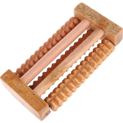 Wooden Foot Massage Roller Massage Feet Plantar Fasciitis Roller Reflexology 667D