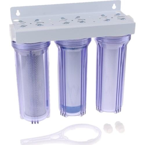 Water Purifier 3 Stage 10 inch Filter Cartridge PP UDF CTO Water Filters For Household direct drinking water purifier