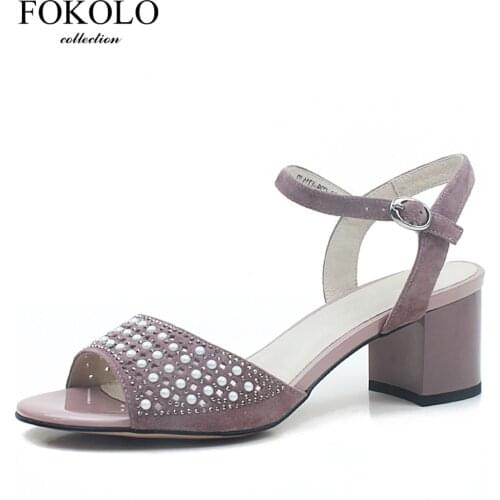 FOKOLO Women's Shoes With A Strap