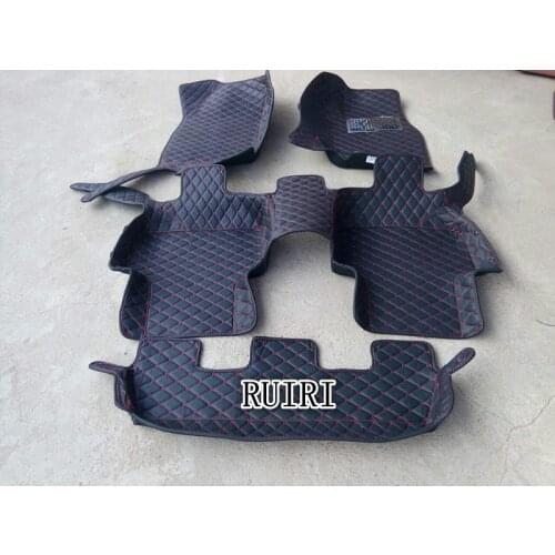 Good quality ! Custom special car floor mats for Right Hand Drive Toyota Noah 2017-2001 7seats waterproof carpets,Free shipping