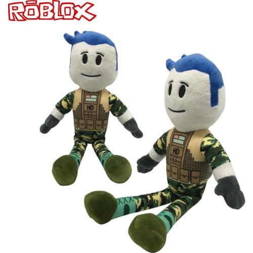 New Roblox plush toy cute soft camouflage game doll PP cotton high quality 38 cm doll boy child birthday christmas party gift