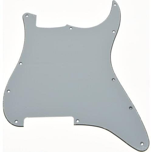 KAISH 11 Hole Blank ST Pickguard Scratch Plate No Pickup Holes