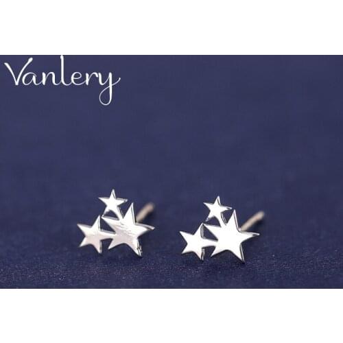 Korean Version of Retro Vintage Star Earrings For Women Punk Geometric Earrings 2021 New Trendy Jewelry