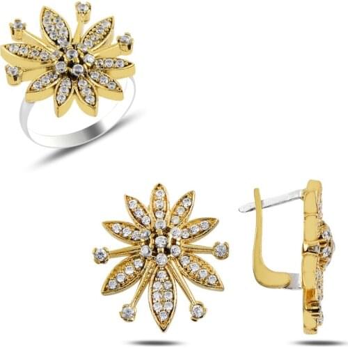 Silver 925 Sterling Zircon Cubic Zirconia Authentic Set