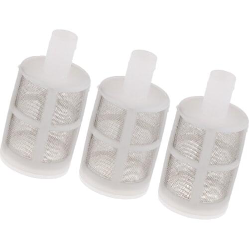 3pcs Stainless Steel Filter Mesh Micro Water Pump Filter Screen 10mm Opening