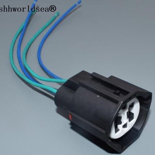 Shhworldsea 4 Pin 7283-8497-90 Female auto Waterproof Electric Auto Wire Connector Sealed Car Plug With wire