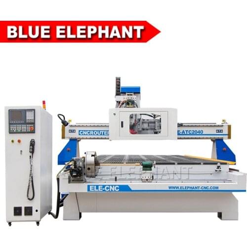 High Efficiency Wood Carving Hobby Atc Cnc Router 2040 CNC Milling Machine 4 axis rotary attachment