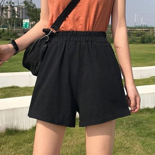 Women Shorts Black 2021 Summer Fashion NEW Casual Clothes Solid color egan Hip hop punk Pocket dropshipping harajuku vintage