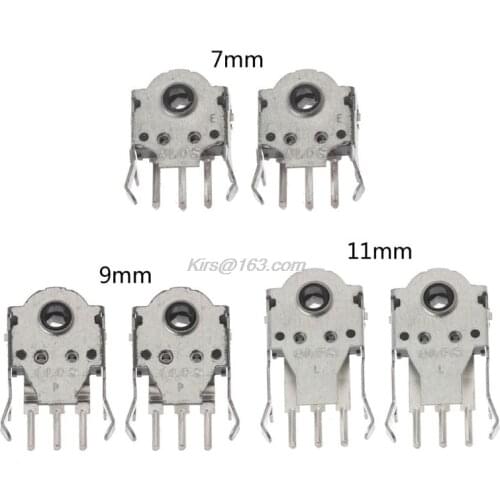 2Pcs Original ALPS Mouse Encoder Mouse Decoder 7mm/9mm/11mm Highly Accurate for RAW G403 G603 G703 Roller Wheel
