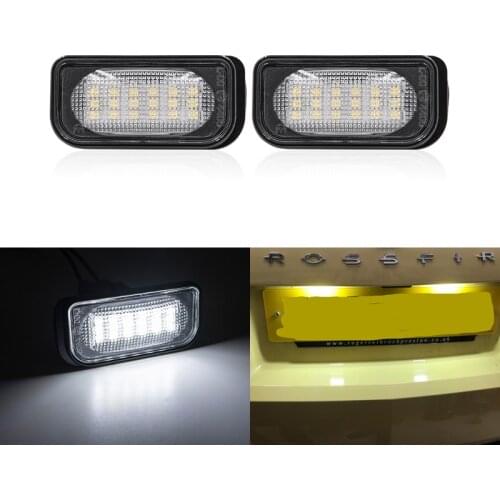 2x Fits For Chrysler Crossfire Coupe Roadster 2004 2005 2006 2007 2008 SMD White Error Free Led License Plate Lights Lamps