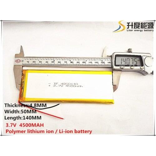 3.7V polymer lithium battery 7,8,9 inch tablet PC 3.7V lithiumion 'With High Quality 4850140 4500MAH tablet battery