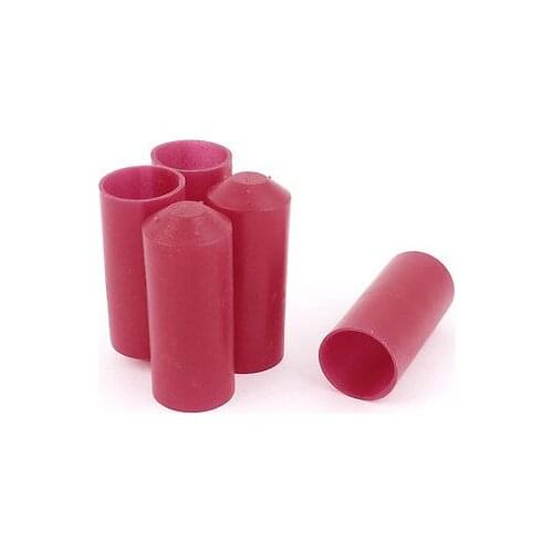 5Pcs 23mm 2:1 Red PE Heat Shrink End Cap Tube Wire Endcap Cover