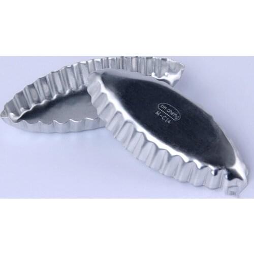 Aluminum Egg Tart Sailing Boat Aluminum Cake Birthday Tin Bakeware Pan Baking Mold DIY cake mould pastry tools F20173789