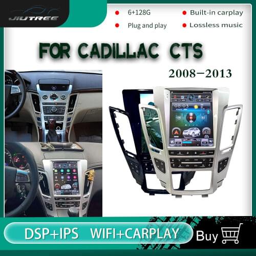 Android10.0 video multimedia player For Cadillac CTS 2008 2009 2010 2011 2012 2013 Car DVD Player auto radio recorder Carplay