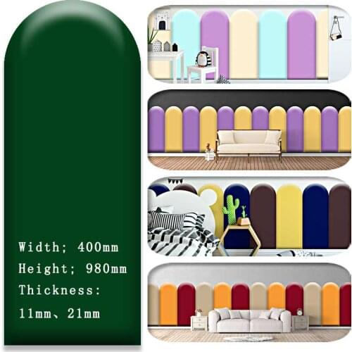 3D cartoon decorative wall panel with anti-collision function for the bedside wall of the childrens room