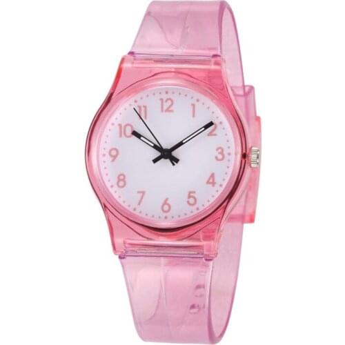 Kids Watch Children Quartz Watches Jelly For Girl Boy Clocks Sport Baby Student Transparent Plastic Relogio Drop Shipping
