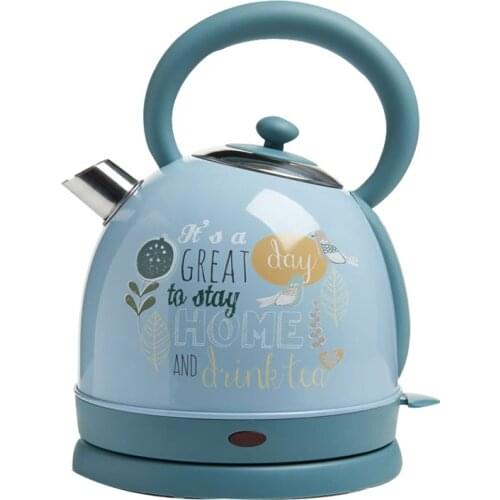 Export 304 stainless steel electric kettle, piano paint, automatically cut off power and quickly boil water