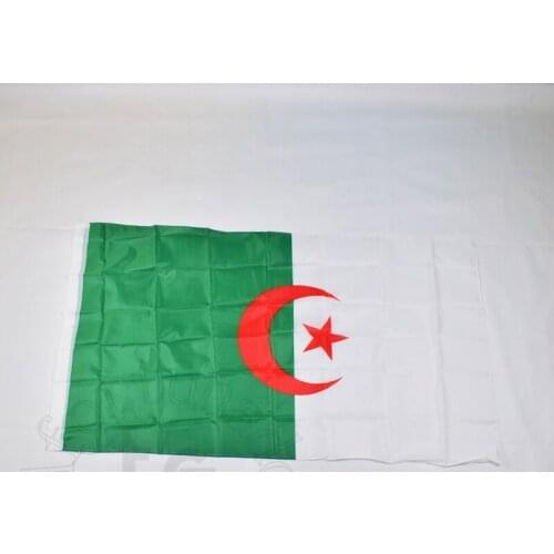 Algeria Algerian Algerine 90*150cm flag Banner 3x5 Foot National flag for meet,Parade,party.Hanging,decoration