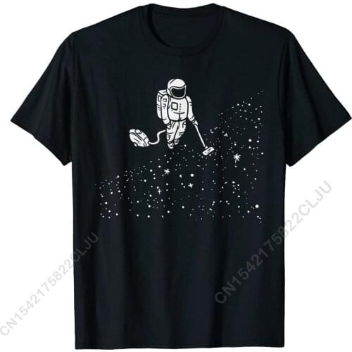 Astronaut Vacuuming Stars Shirt Space Dust Spaceman Gift T-Shirt Men Graphic Group T Shirt Cotton T Shirt Custom