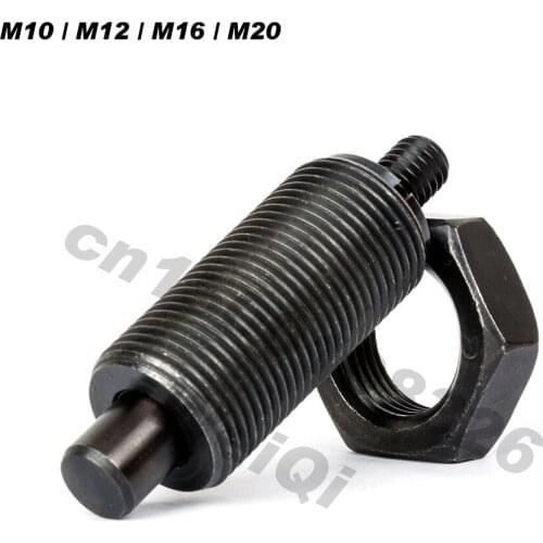 Indexing plungers ,knobless, with nut,return type ,all carbon steel ,M10M12M16M20