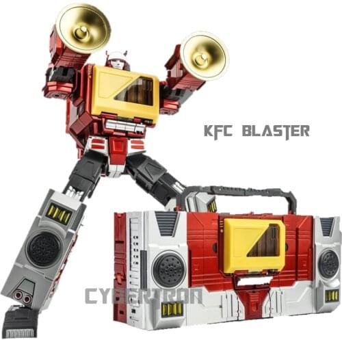 KFC Toys Transformation E.A.V.T. Blaster Metal Color Transistor G1 MP Scale With Tape Action Figure Robot Toy