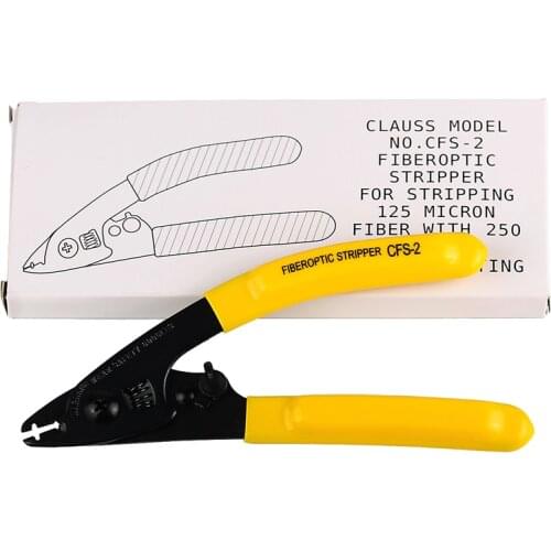 2PCS CFS-2 Two-port Fiber Optical Stripper/ Pliers/ Wire strippers FTTH Tools Optical Fiber Stripping Pliers