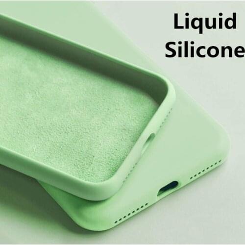 Fashion color soft silicone phone case For iphone 11 Pro max Full Camera Protection cover For iphone 11 matte case funda capa