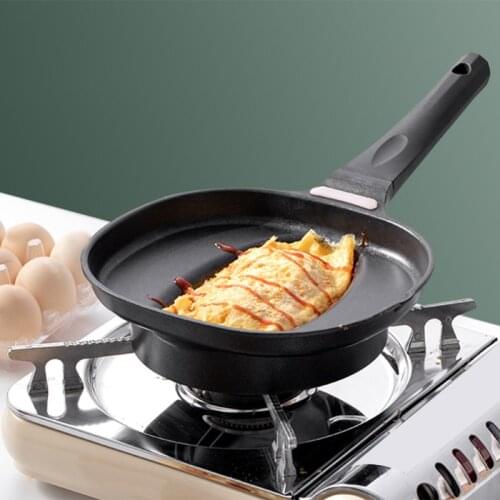 NHBR Japanese Style Omurice Pan Non-Stick Frying Pan Omelette Pan Breakfast Pan Omurice Mold Cookware Kitchen Supplies