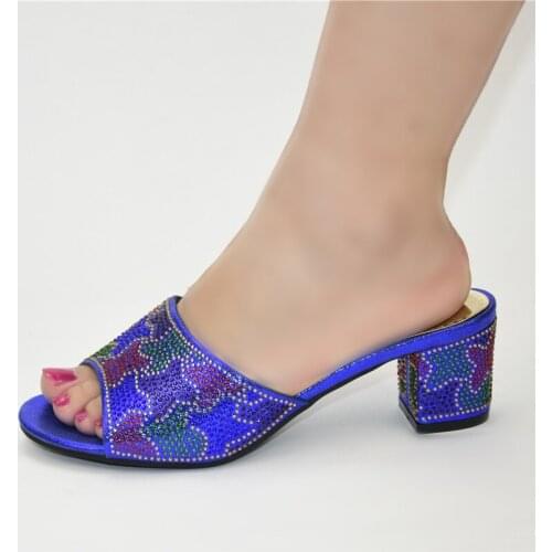 Nigerian Women Sandal High Quality Hot Selling Italian Style Slingbacks African Women Slippers Designer Luxury Shoes Women 2021