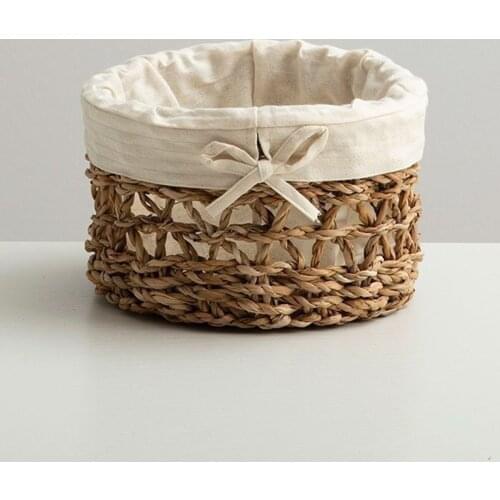 Wicker basket Ramona Round Basket S Natural - 20x13